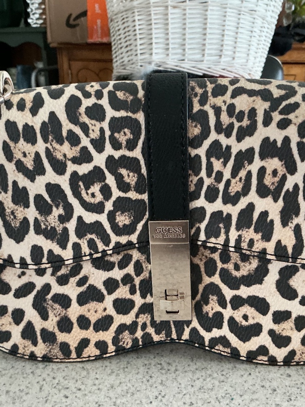 Guess leopard print bag